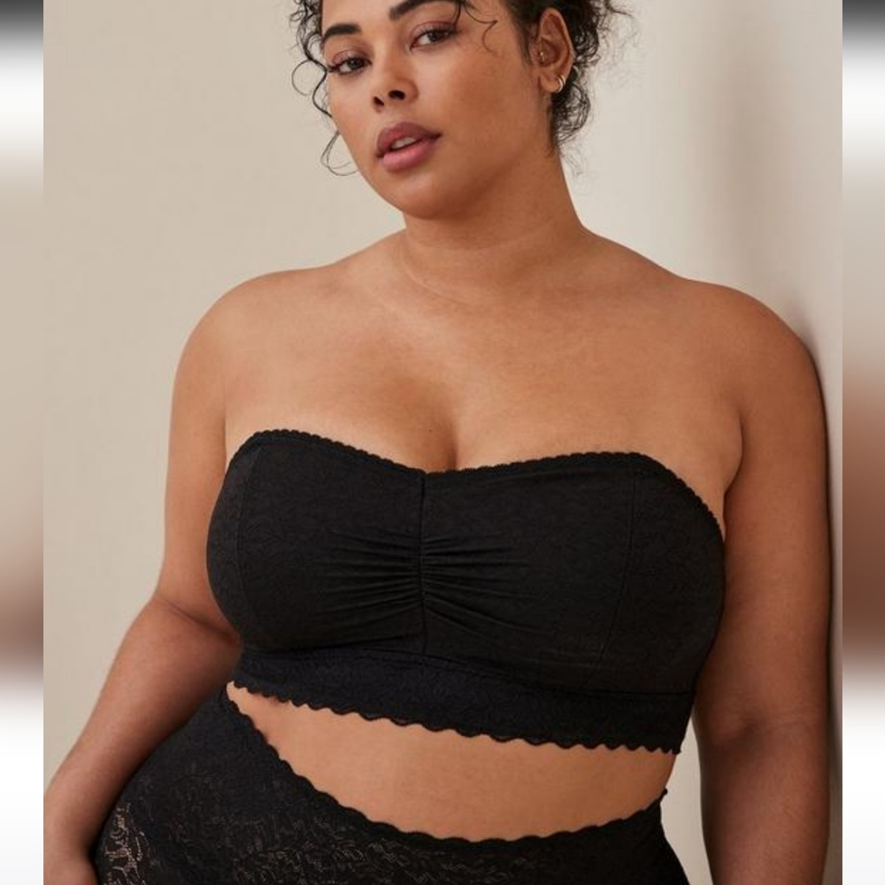 NWT/Never Tried On 4-Way Stretch Lace Convertible Bandeau Size 2X
